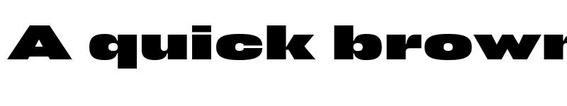 Preview of FONTSPRING DEMO - Stapel Expanded Black Regular font