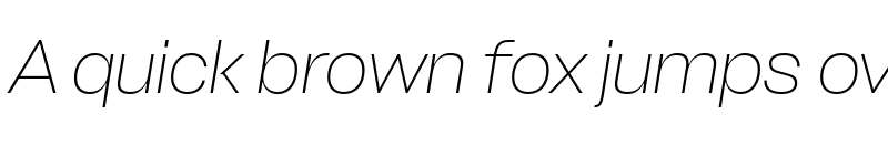 Preview of FONTSPRING DEMO - Stapel Extra Light Italic font