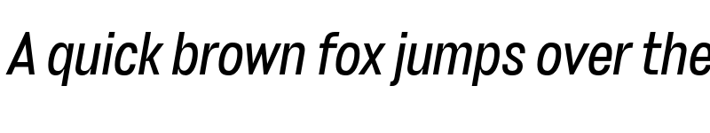 Preview of FONTSPRING DEMO - Stapel Narrow Italic font
