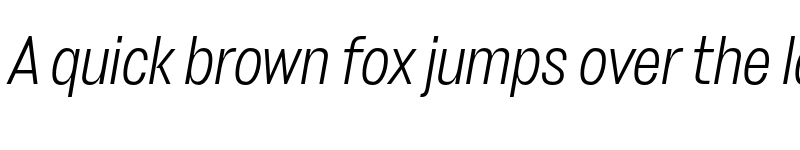Preview of FONTSPRING DEMO - Stapel Narrow Light Italic font