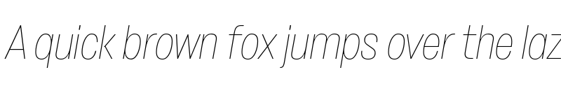 Preview of FONTSPRING DEMO - Stapel Narrow Thin Italic font