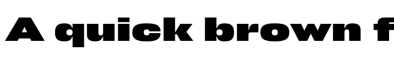 Preview of FONTSPRING DEMO - Stapel Semi Expanded Black Regular font