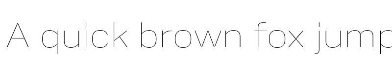 Preview of FONTSPRING DEMO - Startup Thin Regular font