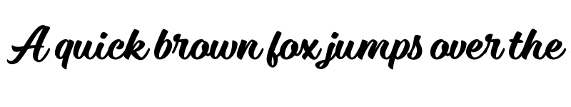 Preview of FONTSPRING DEMO - SteakAndCheese Brush Bold Regular font