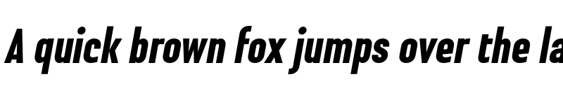 Preview of FONTSPRING DEMO - Steclo Black Italic font