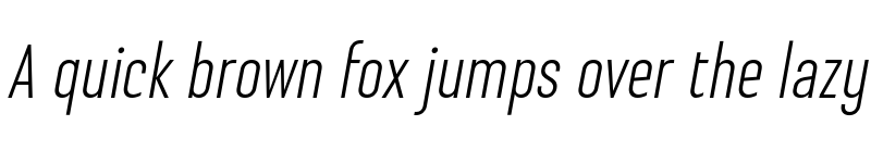 Preview of FONTSPRING DEMO - Steclo Light Italic font