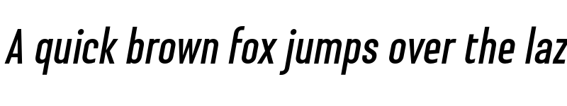 Preview of FONTSPRING DEMO - Steclo SemBd Italic font