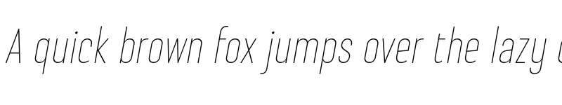 Preview of FONTSPRING DEMO - Steclo Thin Italic font