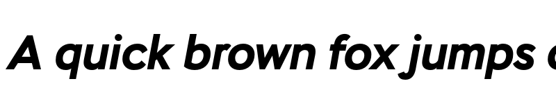 Preview of FONTSPRING DEMO - Stem Bold Italic font