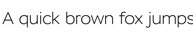 Preview of FONTSPRING DEMO - Stem Extra Light Regular font