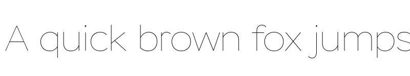 Preview of FONTSPRING DEMO - Stem Hairline Regular font