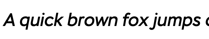 Preview of FONTSPRING DEMO - Stem Medium Italic font