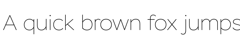 Preview of FONTSPRING DEMO - Stem Thin Regular font