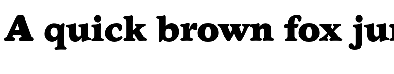 Preview of FONTSPRING DEMO - Stratford Serial Black Regular font