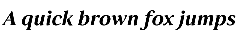 Preview of FONTSPRING DEMO - Strato Pro Bold Italic font