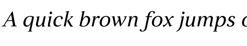 Preview of FONTSPRING DEMO - Strato Pro Book Italic font