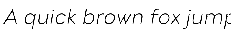 Preview of FONTSPRING DEMO - Stray Extra Light Italic Regular font