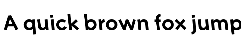 Preview of FONTSPRING DEMO - strokeWeight 100 Left Bold font