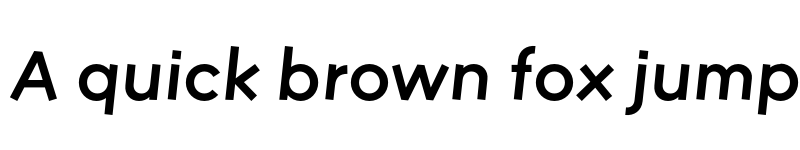 Preview of FONTSPRING DEMO - strokeWeight 120 Italic font