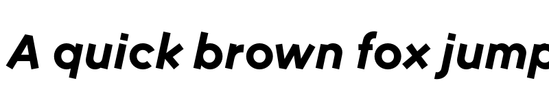 Preview of FONTSPRING DEMO - strokeWeight 160 Italic font