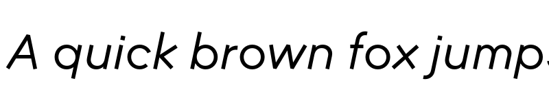 Preview of FONTSPRING DEMO - strokeWeight 80 Italic font