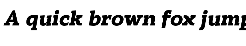 Preview of FONTSPRING DEMO - Stropha Heavy Italic Regular font