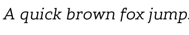 Preview of FONTSPRING DEMO - Stropha Light Italic Regular font