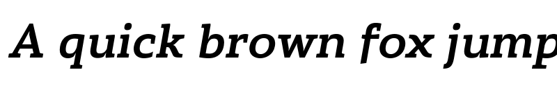 Preview of FONTSPRING DEMO - Stropha Medium Italic Regular font