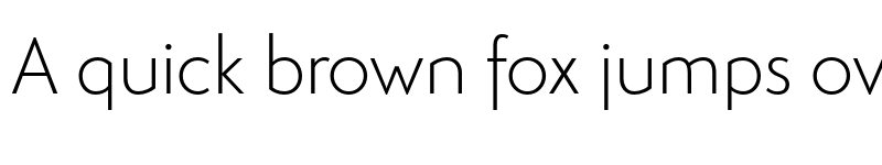 Preview of FONTSPRING DEMO - Studio Gothic ExtraLight Regular font