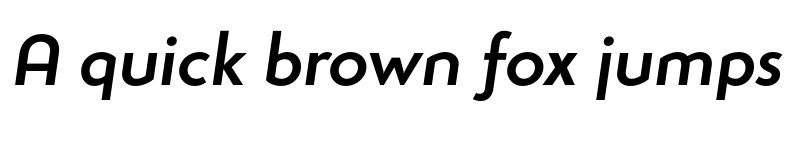 Preview of FONTSPRING DEMO - Studio Gothic Medium Italic font