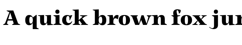 Preview of FONTSPRING DEMO - Subhead Heavy Regular font