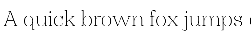 Preview of FONTSPRING DEMO - Subhead Thin Regular font