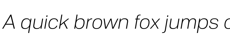 Preview of FONTSPRING DEMO - Substance ExtraLight Italic font