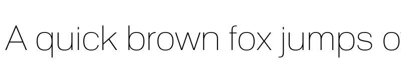Preview of FONTSPRING DEMO - Substance Thin Regular font