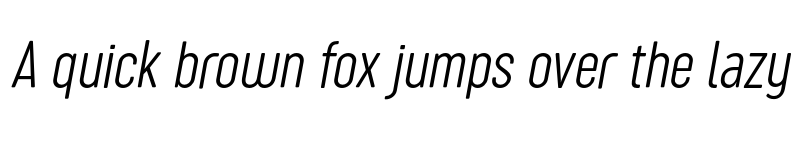 Preview of FONTSPRING DEMO - Sugo Pro Classic ExtLt Italic font