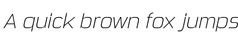 Preview of FONTSPRING DEMO - Sui Generis Cd El Italic font