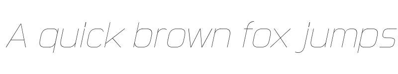 Preview of FONTSPRING DEMO - Sui Generis Cd Ul Italic font