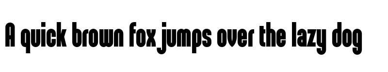 Preview of FONTSPRING DEMO - Sunblock Pro Cond Black Regular font