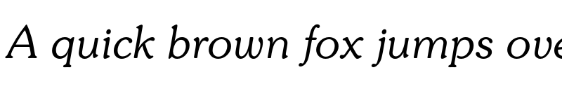 Preview of FONTSPRING DEMO - Sunset Lt Italic font