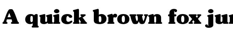 Preview of FONTSPRING DEMO - Sunset Serial Heavy Regular font