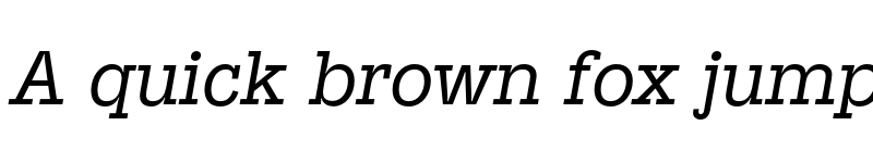 Preview of FONTSPRING DEMO - SuomiSlabSerif Bk Italic font