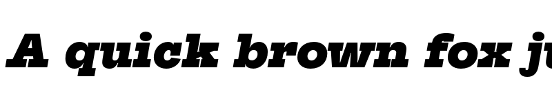 Preview of FONTSPRING DEMO - SuomiSlabSerif Bl Italic font