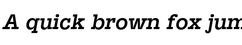 Preview of FONTSPRING DEMO - SuomiSlabSerif Md Italic font