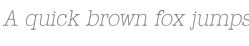 Preview of FONTSPRING DEMO - SuomiSlabSerif Th Italic font