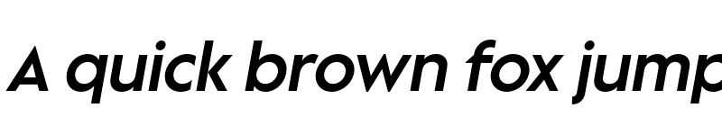 Preview of FONTSPRING DEMO - Supera Gothic ExtraBold Italic font