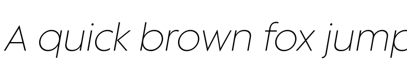 Preview of FONTSPRING DEMO - Supera Gothic Light Italic font