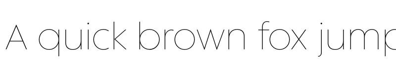 Preview of FONTSPRING DEMO - Supera Gothic Thin Regular font