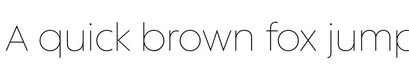 Preview of FONTSPRING DEMO - Supera Gothic UltraLight Regular font