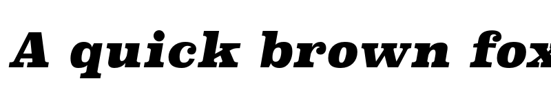 Preview of FONTSPRING DEMO - Superclarendon Bl Italic font
