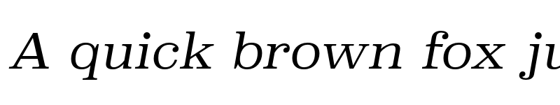 Preview of FONTSPRING DEMO - Superclarendon Lt Italic font